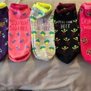 Ridiculous Vegetarian Rock n Roll Socks